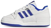 adidas Originals Boys Forum Low - Boys' Preschool Basketball Shoes White/White/Team Royal Blue