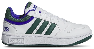 adidas Boys adidas Hoops 3.0 K - Boys' Grade School Shoes White/Lions Blue/Collegiate Green Size 05.0