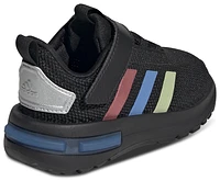 adidas Boys adidas Racer TR23 - Boys' Toddler Shoes Black/Silver Metallic/Black Size 04.0