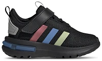 adidas Boys adidas Racer TR23 - Boys' Toddler Shoes Black/Silver Metallic/Black Size 04.0