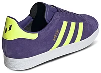 adidas Mens Gazelle Indoor Messi - Soccer Shoes Unity Purple/Lucid Lemon/White