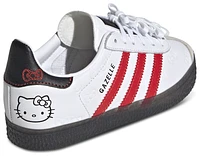 adidas Originals Girls Gazelle x Hello Kitty - Girls' Preschool Shoes White/Red/Black