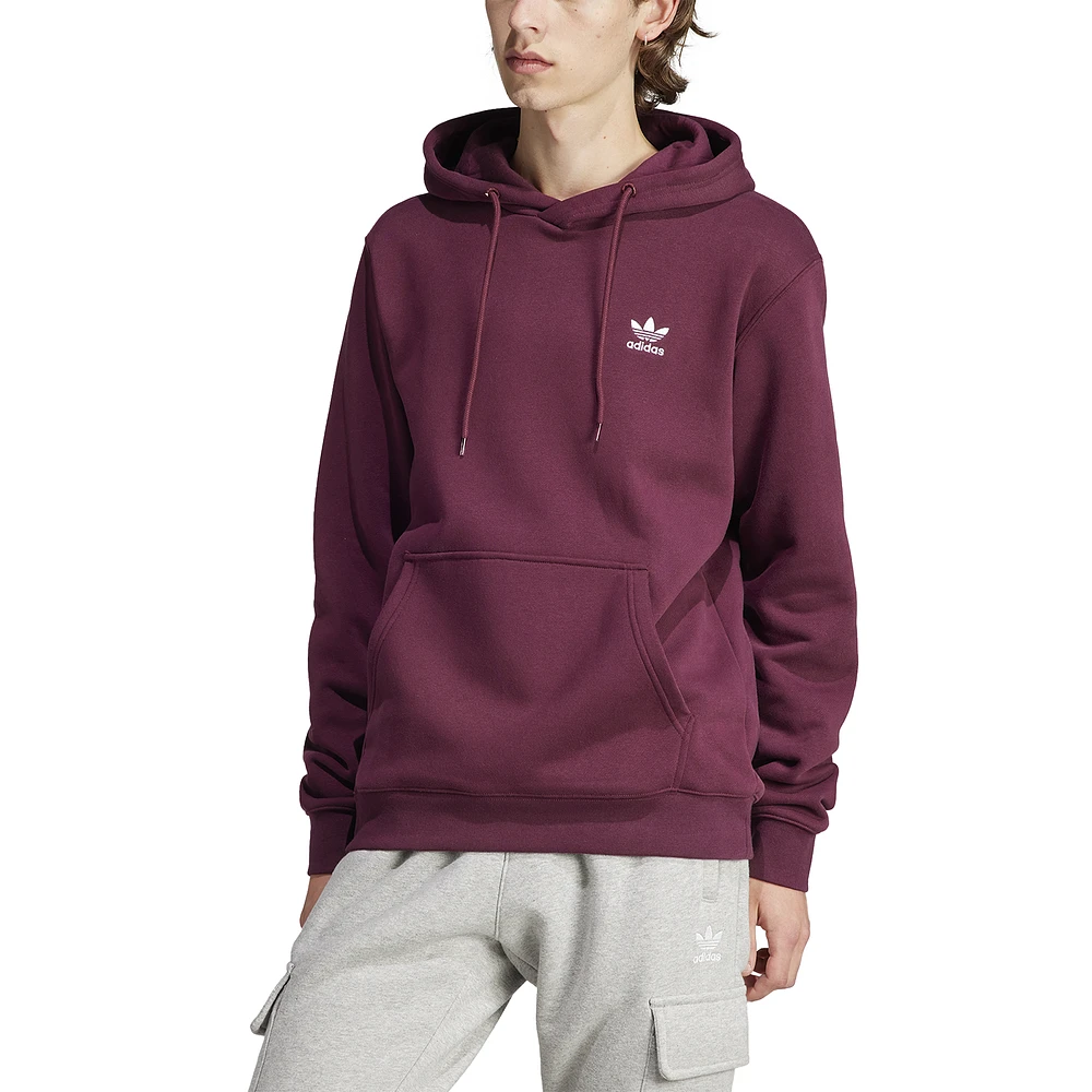 Adidas Originals Mens Essentials Pullover Hoodie - Maroon/White | Pueblo  Mall | Sweatshirts