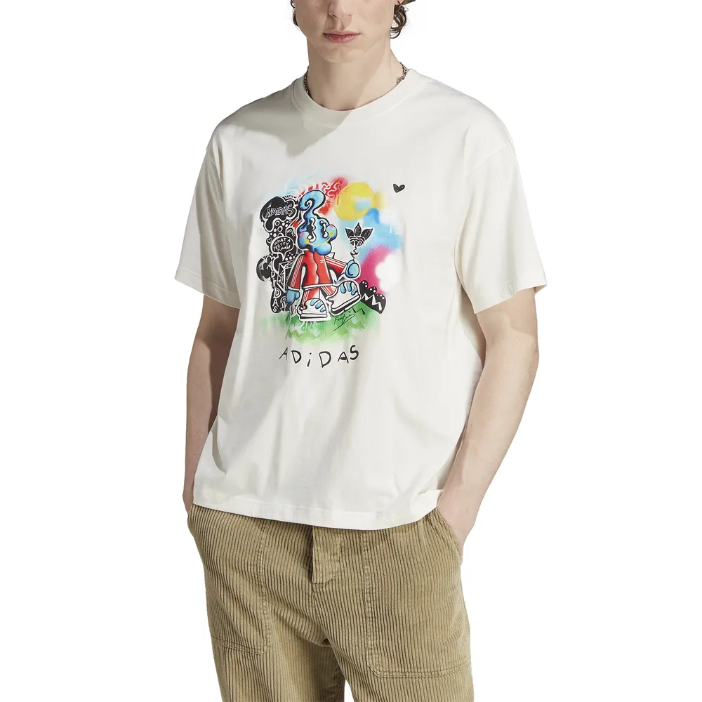 adidas Originals Mens adidas Originals FEWOCiOUS T-Shirt (Gender Neutral) - Mens Cloud White Size XL