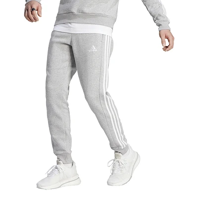 adidas Essentials 3-Stripes Fleece Tapered Cuff Pants - Men's