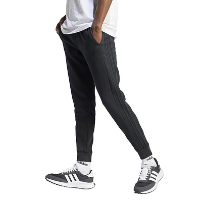 adidas Mens adidas Essentials Fleece 3-Stripes Tapered Cuff Pants