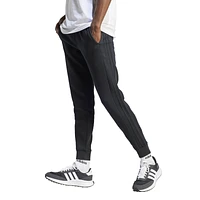 adidas Mens adidas Essentials Fleece 3-Stripes Tapered Cuff Pants - Mens Black Size XXL