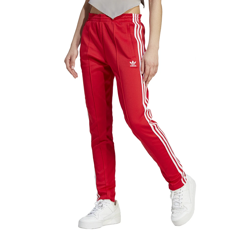 adidas Originals Womens SST Classic Track Pants - Red/White