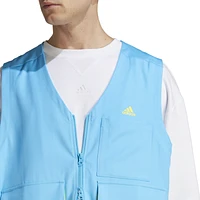 adidas Mens Kid Core Woven Vest - Blue/Yellow