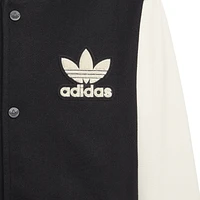 adidas Originals Boys Varsity Jacket - Boys' Grade School Black/White