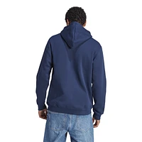 adidas Originals Mens 3 Stripe Fleece Hoodie - Night Indigo