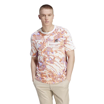 adidas Originals 3S All Over Print T-Shirt - Men's