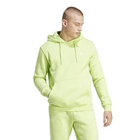 adidas Originals Mens Essential Pullover Fleece Hoodie - White/Volt