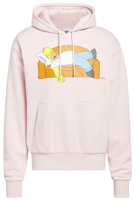 adidas Originals Mens Simpsons Couch Hoodie - Pink/Pink
