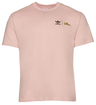 adidas Originals Mens Simpsons Couch T-Shirt - Pink/Pink