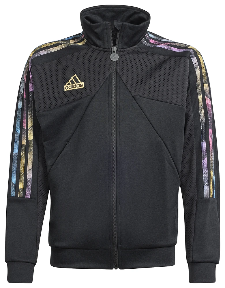 adidas Boys Tiro Summer Track Top - Boys' Grade School Semi Spark/Black/Spark