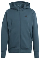 adidas Mens adidas Z.N.E. Fleece Hoodie - Mens Navy/Black Size S