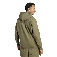 adidas Mens Z.N.E. Full-Zip Hoodie - Olive/Black