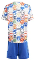 adidas Boys Marvel Avengers T-Shirt Set - Boys' Preschool Multicolor/White