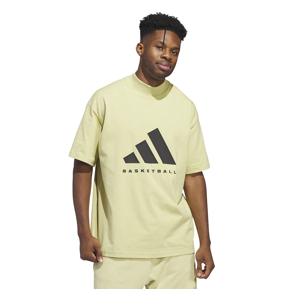 adidas Mens One Cotton Jersey T-Shirt - Halo Gold/Halo Gold