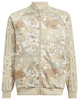 adidas Originals Boys adidas Originals Camo SST Top - Boys' Grade School Clear Brown/Multi Size M