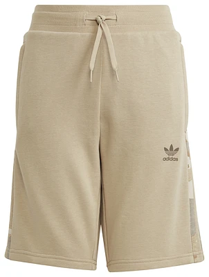 adidas Originals Boys Camo Shorts - Boys' Grade School Blanch Brown/Savannah