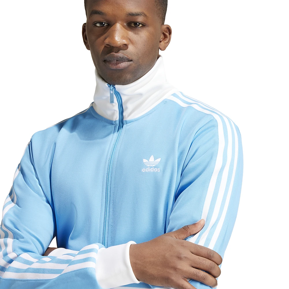 adidas Originals Mens adidas Originals Beckenbauer Classics Lifestyle Track Jacket - Mens Semi Blue Burst Size M