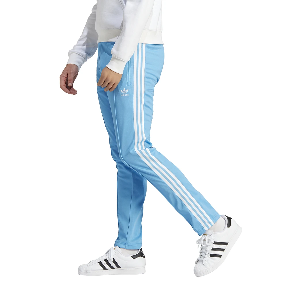 adidas Originals Mens adidas Originals Beckenbauer Classics Lifestyle Track Pants - Mens Semi Blue Burst Size M