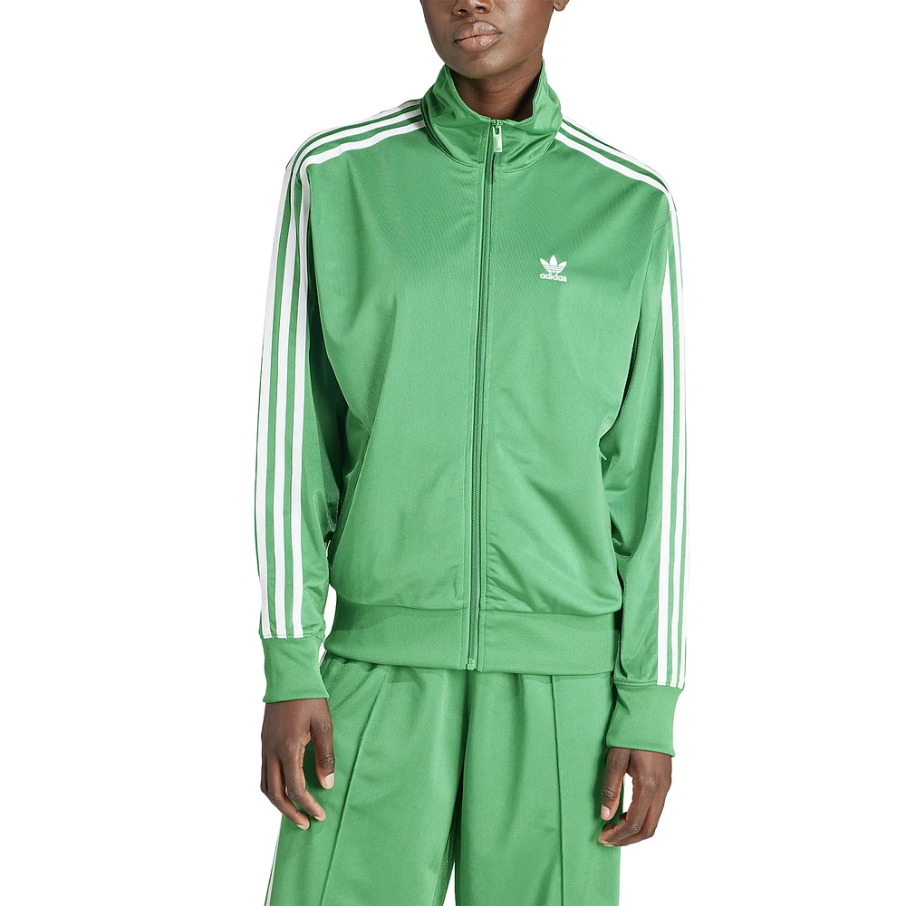 adidas Originals Womens adicolor Classics Loose Firebird Track Top - Green