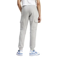 adidas Originals Mens Trefoil Essentials Cargo Pants - White/Medium Grey Heather