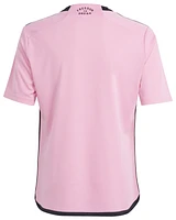 adidas Boys adidas Messi Miami Soccer Jersey - Boys' Grade School Easy Pink/Black Size XL