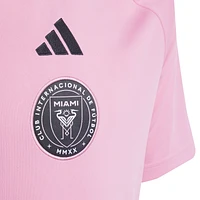 adidas Boys adidas Messi Miami Soccer Jersey - Boys' Grade School Easy Pink/Black Size XL