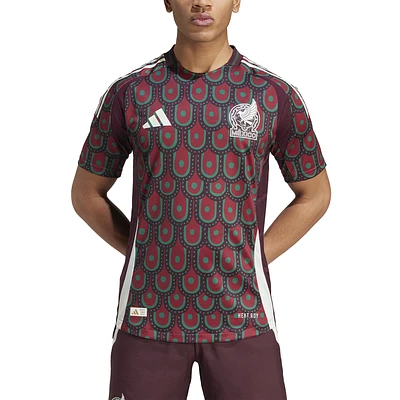 adidas Mens Mexico 2024 Home Authentic Short-Sleeve Jersey - Multicolor