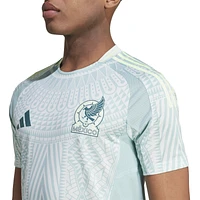 adidas Mens Mexico 2024 Away Authentic Short-Sleeve Jersey - Linen Green