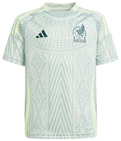 adidas Boys Mexico 2024 Away Soccer Jersey - Boys' Grade School Linen Green