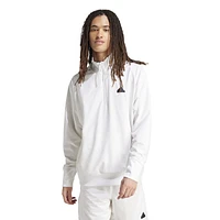 adidas Mens adidas Z.N.E. Woven Quarter Zip - Mens White Size L