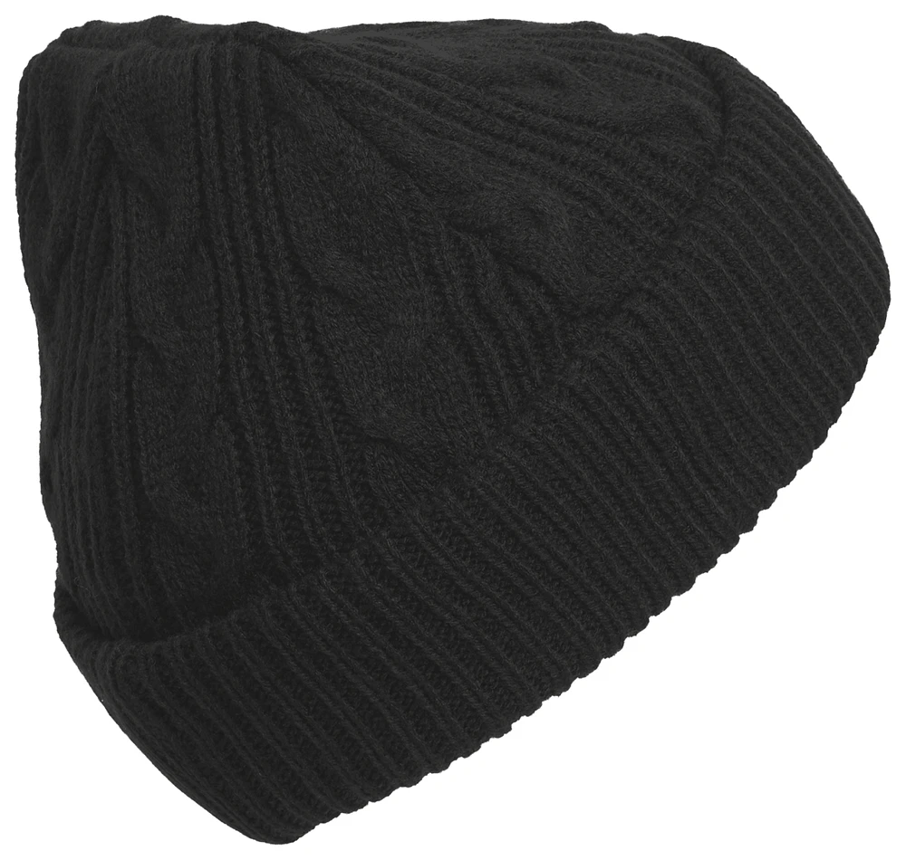 adidas Originals adidas Originals Cable Knit Beanie - Adult Black/Black Size One Size