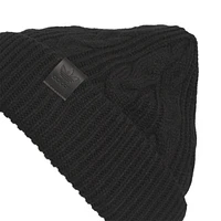 adidas Originals adidas Originals Cable Knit Beanie - Adult Black/Black Size One Size