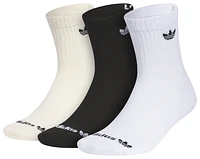 adidas Originals Mens Trefoil 2.0 3 Pack Quarter Sock - Wonder White/White/Black