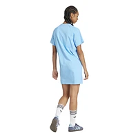 adidas Originals Womens NY Lifestyle T-Shirt Dress - Blue Burst