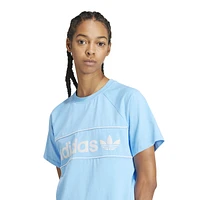 adidas Originals Womens NY Lifestyle T-Shirt Dress - Blue Burst