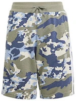 adidas Originals Boys Camo Shorts - Boys' Grade School Silver Pebble