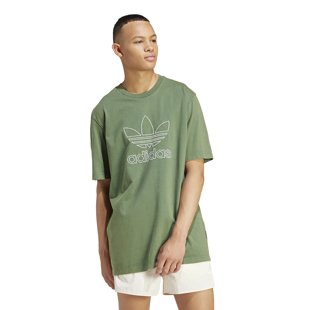 Outline Mens T-Shirt Adidas adicolor | Originals Trefoil MainPlace Mall