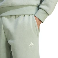 adidas Mens Days of Summer Fleece Pants - Olive/White