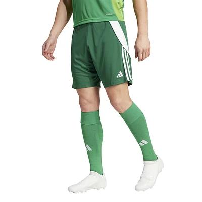 adidas Mens adidas Tiro24 Shorts - Mens Team Dark Green/White Size L