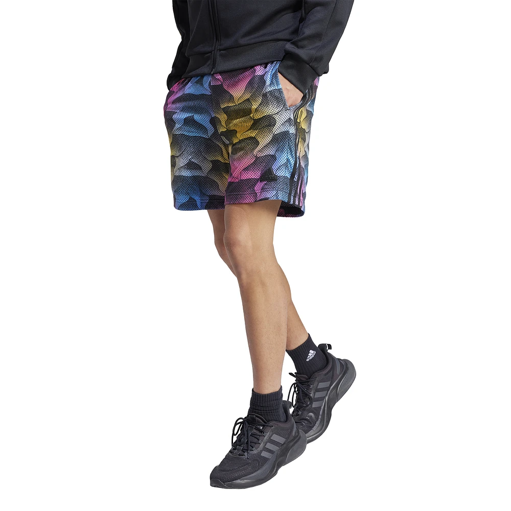 adidas Mens Tiro AOP Shorts - Black/Multi