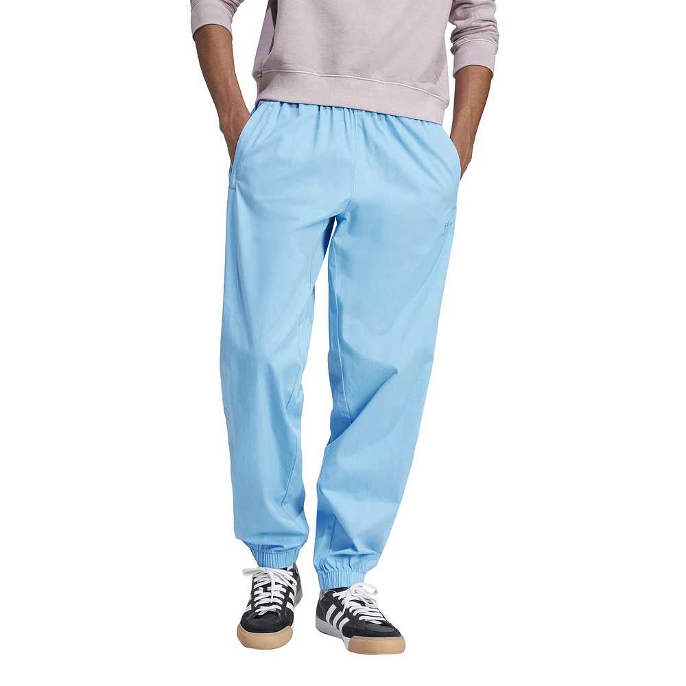 adidas Originals Mens Trefoil Essentials+ Lifestyle Dye Woven Pants - Semi Blue Burst