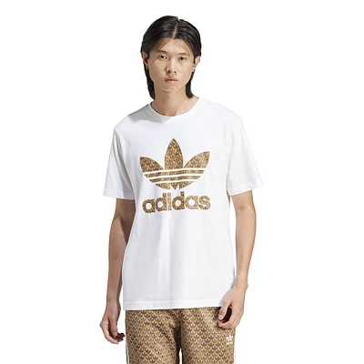 adidas Originals Mens Mono T-Shirt - White/Brown