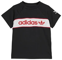 adidas Originals Boys NY T-Shirt & Shorts Set - Boys' Toddler Black/White/Red