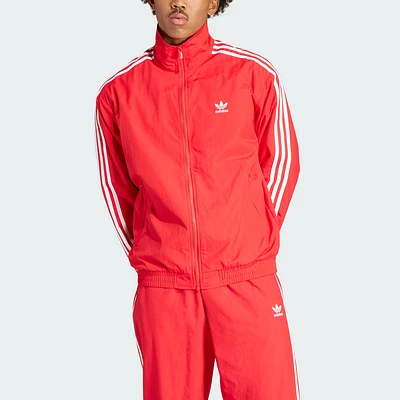 adidas Originals Mens adicolor Woven Firebird Track Top - Better Scarlet